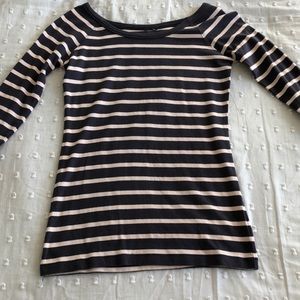 Grey and white stripe shirt